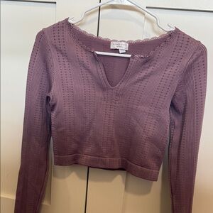 NEW: Altar’d State: Lavender Lace Trim Women's Top